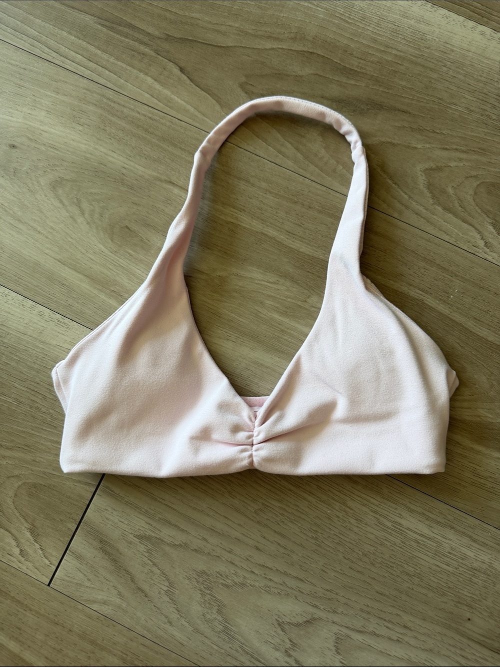 CSB Light Pink Halter Sports Bra